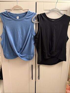Duo Workout Women's Tank Top Bundle Blue and Black